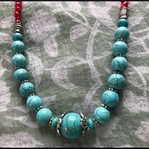 Boho hand made necklace 🍓